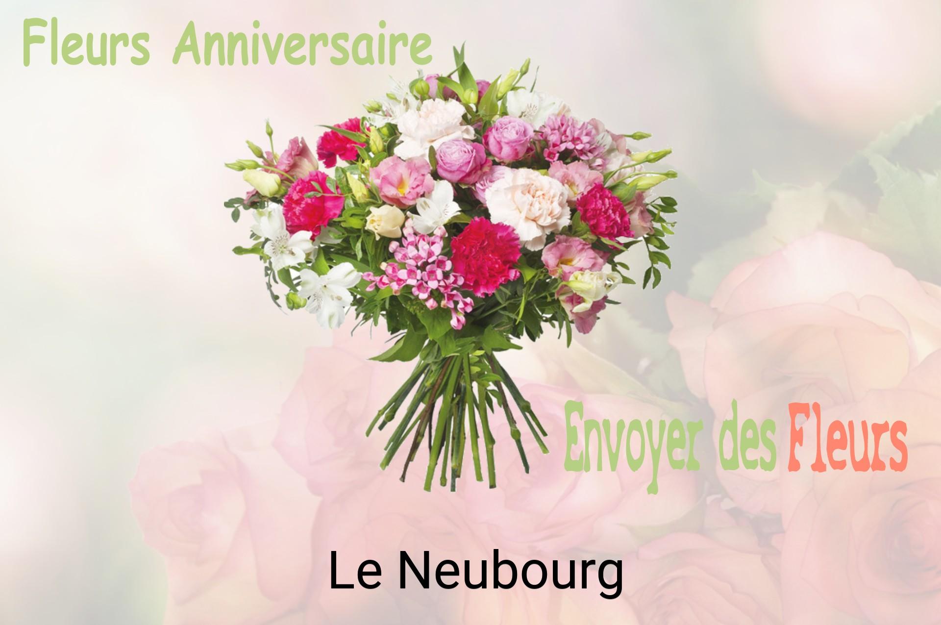 Bouquet de fleurs d’anniversaire livré à Le Neubourg