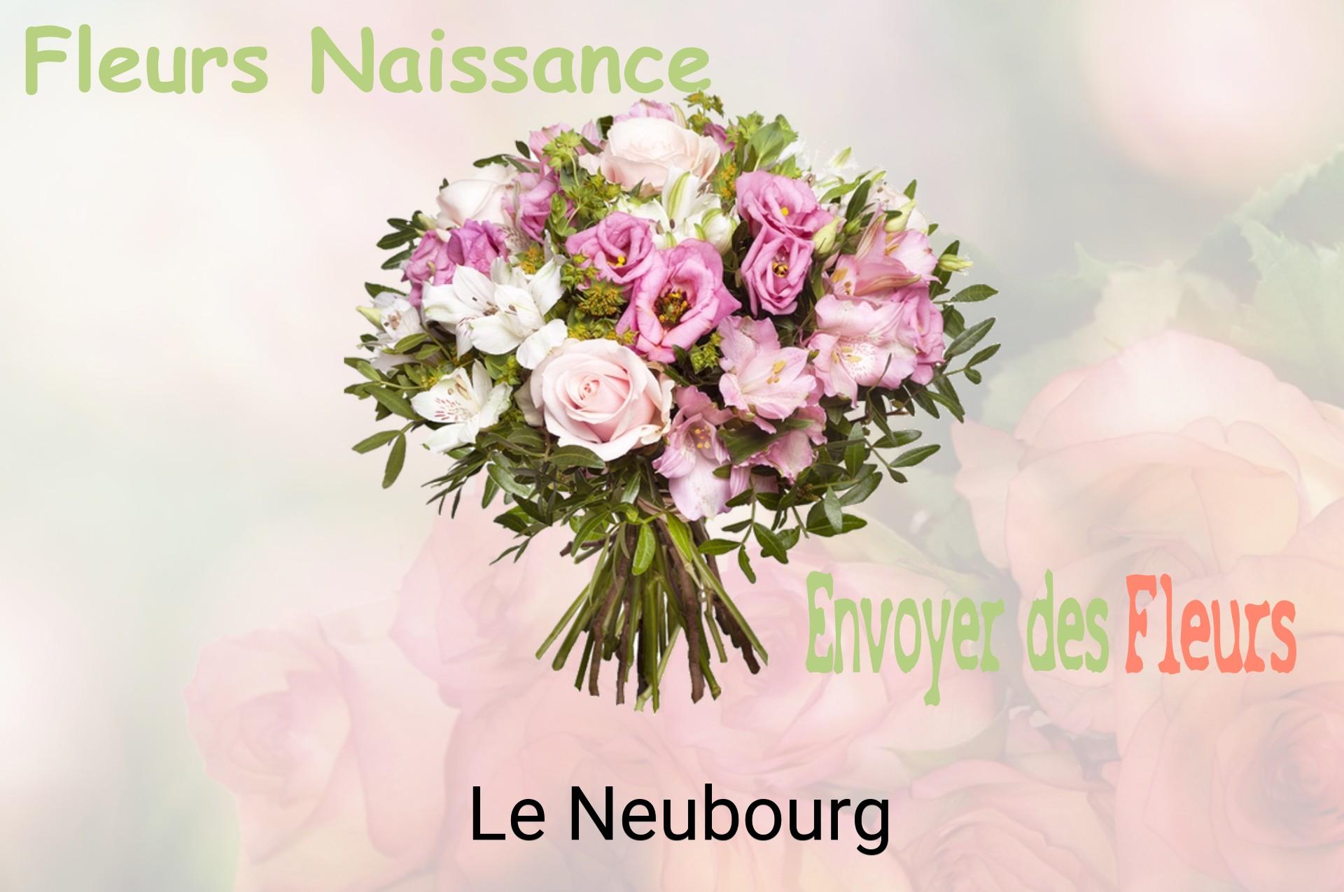 Bouquet de fleurs de naissance livré à Le Neubourg